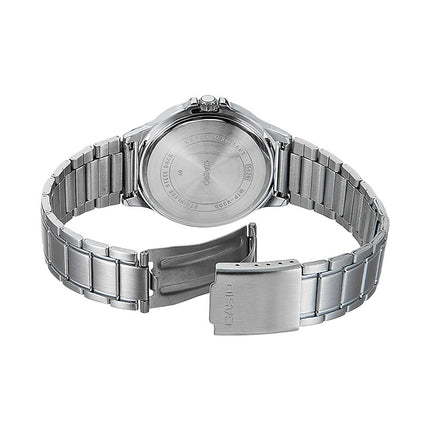 Casio General MTP-V300D-1AUDF Men Black Dial Stainless Steel Band