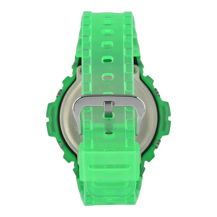 Casio G-Shock DW-6900JT-3DR Retrofuture With A Translucent Digital Analog Dial Green Resin Band