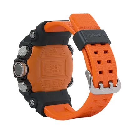 Casio G-Shock Mudmaster GG-B100-1A9DR Master Of G Carbon Core Guard Orange Resin Band
