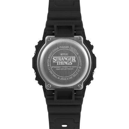 Casio G-Shock DW-5600STT-1DR Stranger Things Collaboration Models Black Resin Band