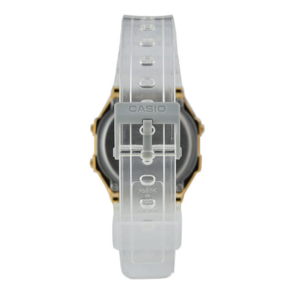 Casio General A168XESG-9ADF Vintage Gold Digital Dial Transparent Resin Band