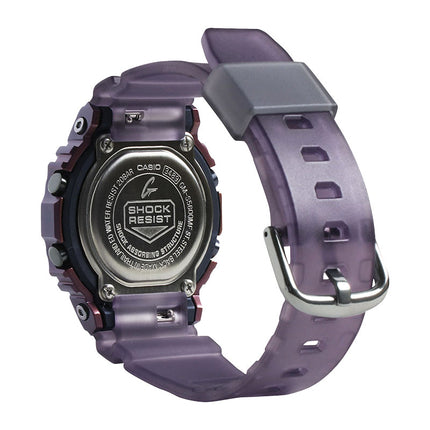 Casio G-Shock GM-S5600MF-6DR Midnight Fog Digital Dial Purple Transparent Resin Band