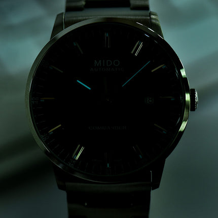 MIDO Commander M021.407.11.411.01 Gradient Blue Dial Stainless Steel Strap