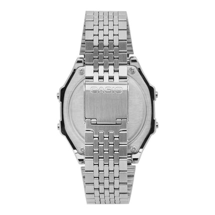 Casio General ABL-100WE-1BDF Vintage Digital Dial Stainless Steel Band