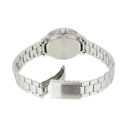 Casio General LTP-V004D-2BUDF Ladies Blue Dial Stainless Steel Band
