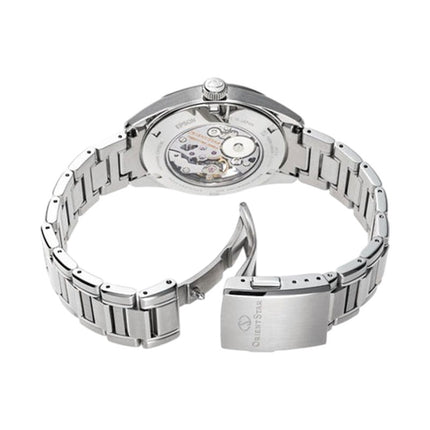 Orient Star RE-AZ0101N Mechanical Contemporary M34 F8 Skeleton Dial Stainless Steel Strap