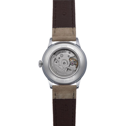 Orient Classic RA-AC0M12L Bambino 38 Automatic Navy Blue Dial Nubuck Leather Strap (JDM)