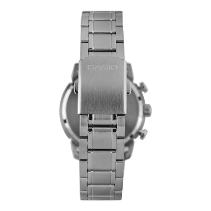 Casio General MTP-E510D-2AVDF Chronograph Men Baby Blue Dial Stainless Steel Band