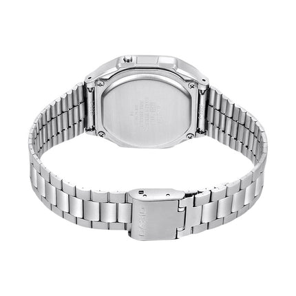 Casio General A168WA-1WDF Retro Digital Dial Stainless Steel Band