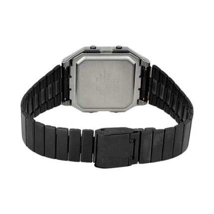 Casio General A130WEGG-1ADF Vintage Digital Dial Gunmetal Stainless Steel Band