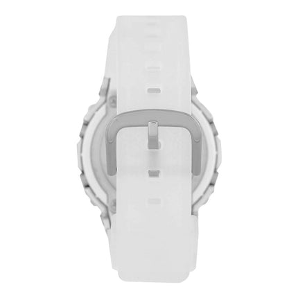 Casio G-Shock GM-S5600SK-7DR Square Metal Covered Ladies Digital Dial White Clear Resin Band