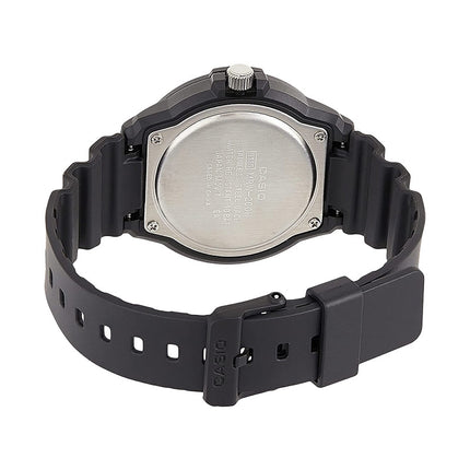 Casio General MRW-200H-1B2VDF Water Resistant 100M Black Dial Black Resin Band