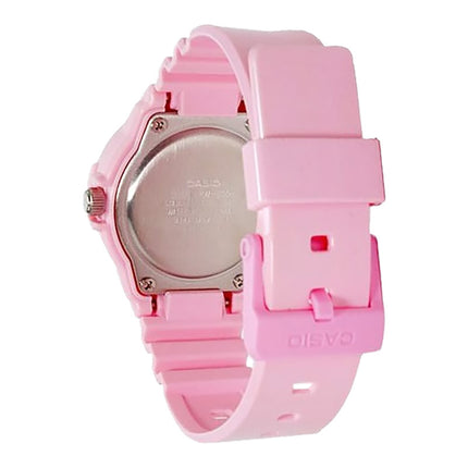 Casio General LRW-200H-4B2VDF 100m Water Resistant White Dial Pink Resin Band