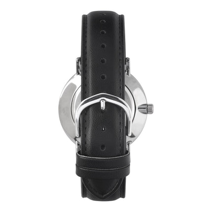 Casio General MTP-VT03L-1BDF Men Black Dial Black Leather Band