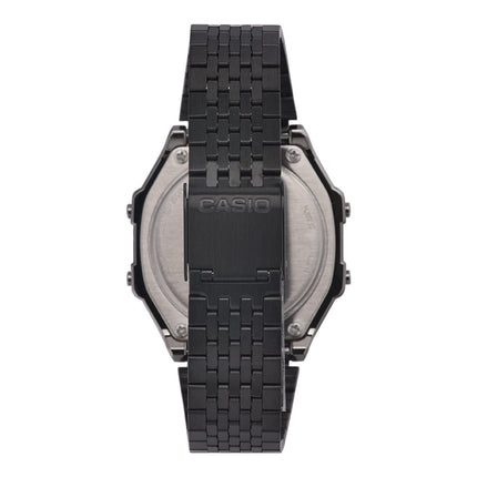 Casio General ABL-100WEGG-1BDF Vintage Digital Dial Black Stainless Steel Band