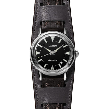 Seiko Prospex SJE085J1 The 1959 Alpinist Re-Creation Black Dial Brown Leather Strap Limited Edition