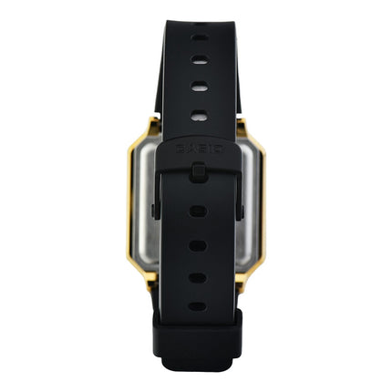 Casio General A100WEFG-9ADF Illuminator Vintage Digital Dial Black Resin Band