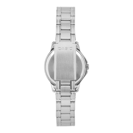 Casio General LTP-V004D-1B2UDF Ladies Black Dial Stainless Steel Band