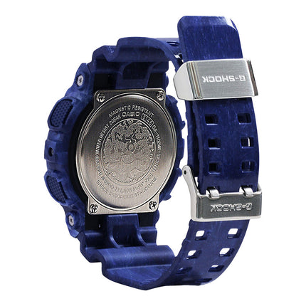 Casio G-Shock GA-110BWP-2ADR Chinese Porcelain Digital Analog Dial Navy Blue Resin Band