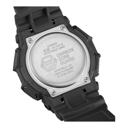 Casio G-Shock GA-010-1ADR New Rugged Basic Analog Digital Black Dial Black Resin Band