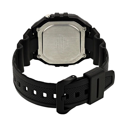 Casio General W-218H-1AVDF Digital Dial Black Resin Band