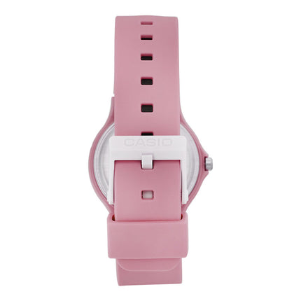 Casio General LQ-24B-4BDF Pop Ladies Analog Pink Dial Pink Resin Band
