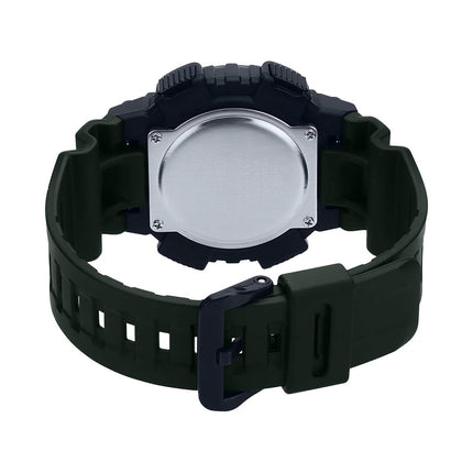 Casio General AEQ-110W-3AVDF Men Digital Analog Dial Green Resin Band