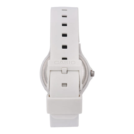 Casio General LQ-24B-7BDF Pop Ladies Analog White Dial White Resin Band