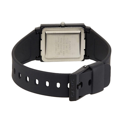 Casio General MQ-27-7BDF White Dial Black Resin Band