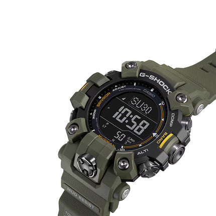 Casio G-Shock Mudman GW-9500-3DR Solar Master Of G-Land Digital Dial Green Bio-Based Resin Band