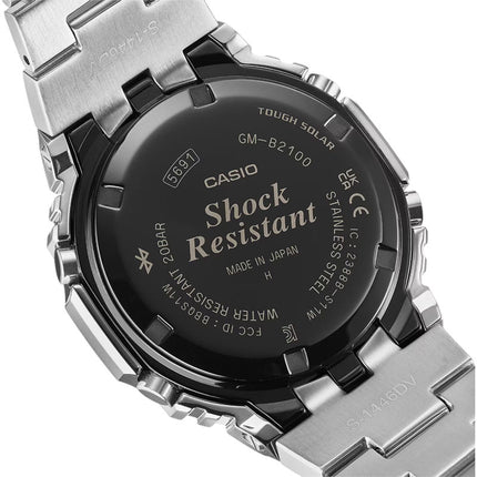 Casio G-Shock GM-B2100AD-5ADR CasiOak Brown Digital Analog Dial Stainless Steel Band