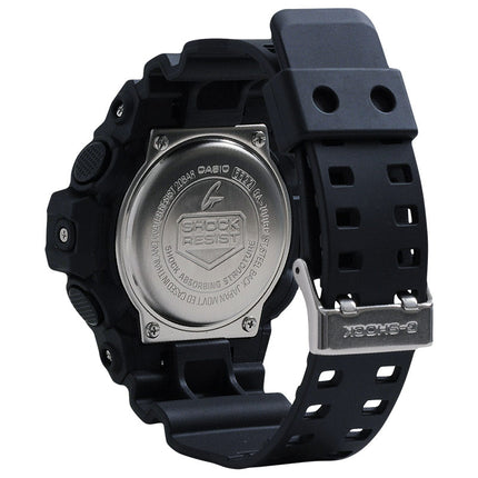 Casio G-Shock GA-700BP-1ADR Blue Paisley Digital Analog Striking Blue Dial Black Resin Band