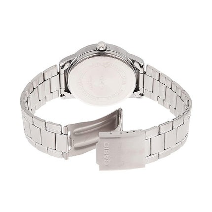 Casio General MTP-V002D-2B3UDF Men Blue Dial Stainless Steel Band