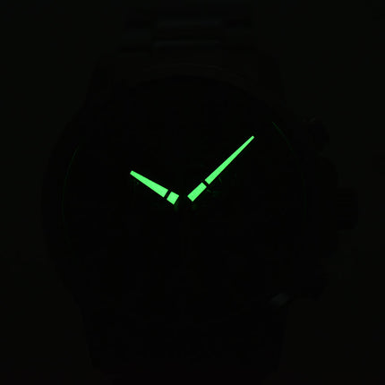 Alba Active AT3J57X1 Men Chronograph Black Dial Stainless Steel Strap