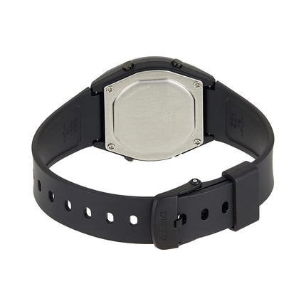 Casio General LW-204-1BDF Digital Dial Black Resin Band
