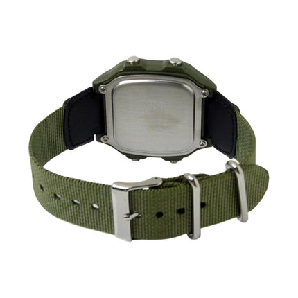 Casio General AE-1200WHB-3BVDF 10 Years Battery Lifetime Digital Dial Green Cloth Band