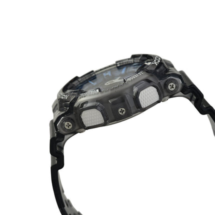 Casio G-Shock GMA-S120TB-8ADR Translucent Gray with Metallic Blue Dial Grey Transparent Resin Band