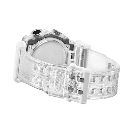 Casio G-Shock GA-900SKL-7ADR Sound Wave Series Digital Analog Dial White Translucent Resin Band