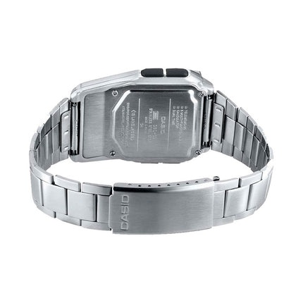 Casio General DBC-32D-1ADF Calculator Pad Digital Dial Stainless Steel Band