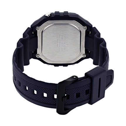 Casio General W-218H-2AVDF Digital Dial Navy Resin Band