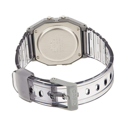 Casio General F-91WS-8DF Digital Dial Light Black Clear Resin Band