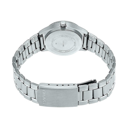 Casio General MTP-V006D-2BUDF Men Blue Dial Stainless Steel Band
