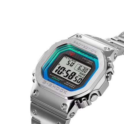 Casio G-Shock GMW-B5000PC-1DR Full Metal 40th Anniversary In Full Spectrum Style St. Steel Band