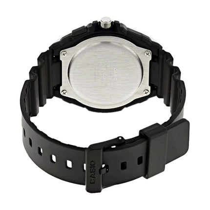 Casio General MWA-100H-1AVDF Men Illuminator Black Dial Black Resin Band
