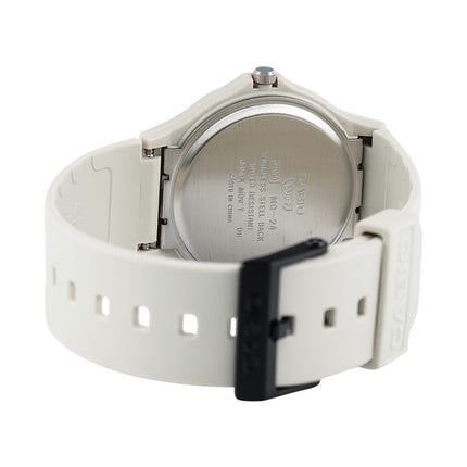 Casio General MQ-24UC-8BDF Black Dial Matte Beige Resin Band