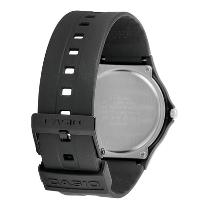 Casio General MW-59-1EVDF Men Analog Black Dial Black Resin Band