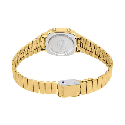 Casio General LA670WGA-1DF Vintage Ladies Digital Dial Gold Stainless Steel Band