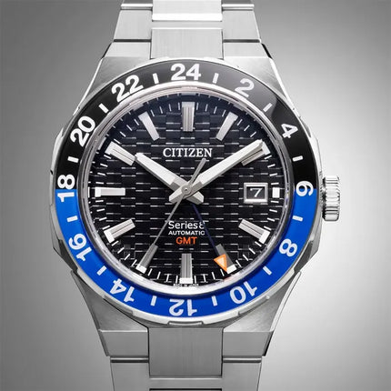 Citizen Series8 NB6031-56E Automatic GMT Batman Black Dial Stainless Steel Strap