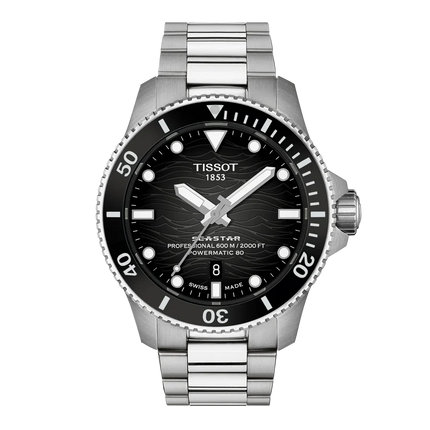 Tissot Seastar 2000 Black Dial 44mm T120.907.11.051.00