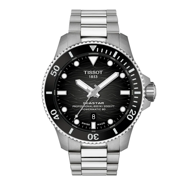 Tissot Seastar 2000 Black Dial 44mm T120.907.11.051.00